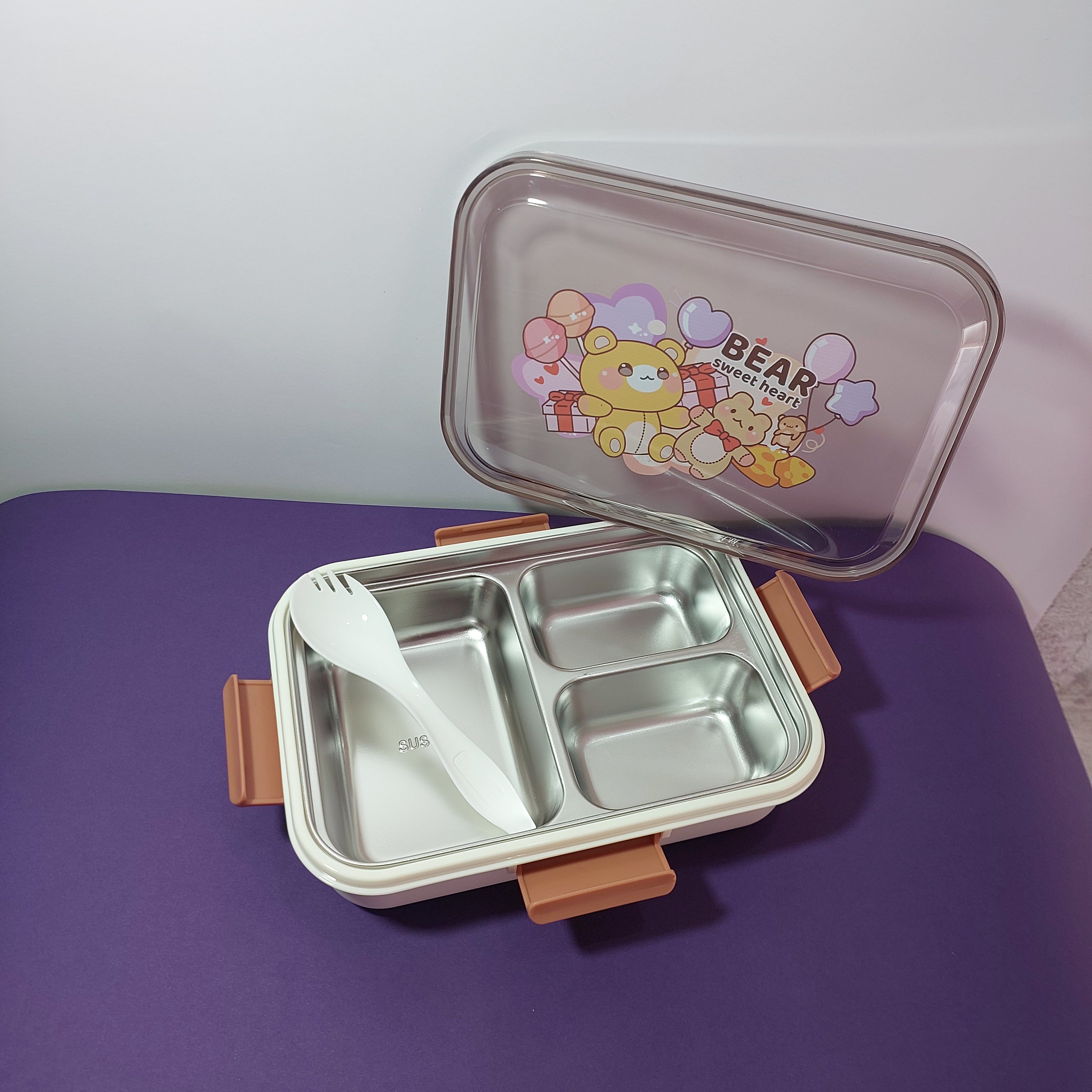🐻Bear Stainless Steel Insulated Lunch box