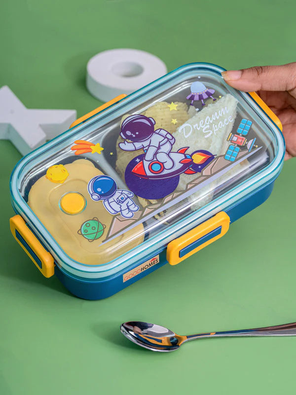 👩‍🚀 Astronaut Stainless Steel-2 component Insulated Lunch Box