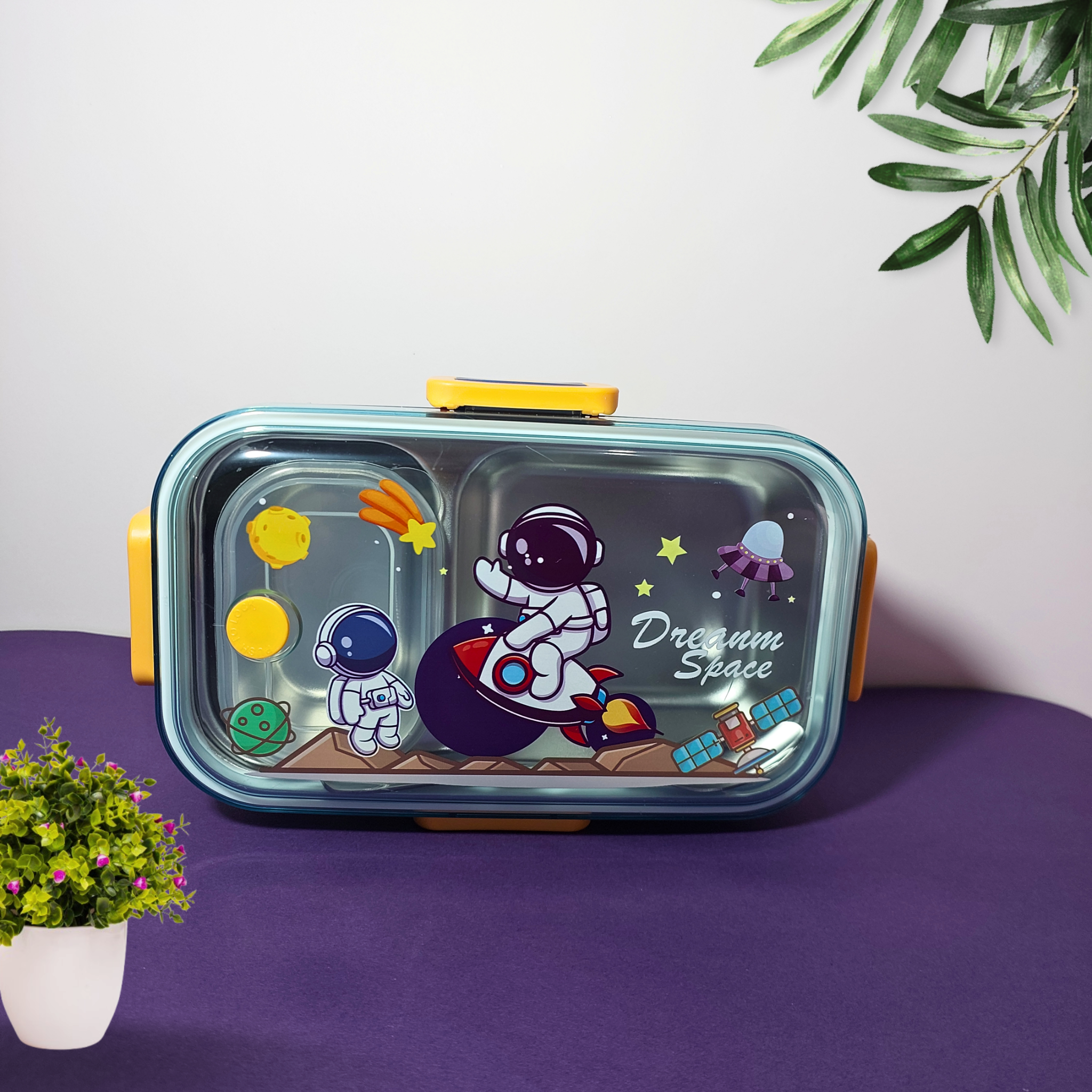 👩‍🚀 Astronaut Stainless Steel-2 component Insulated Lunch Box