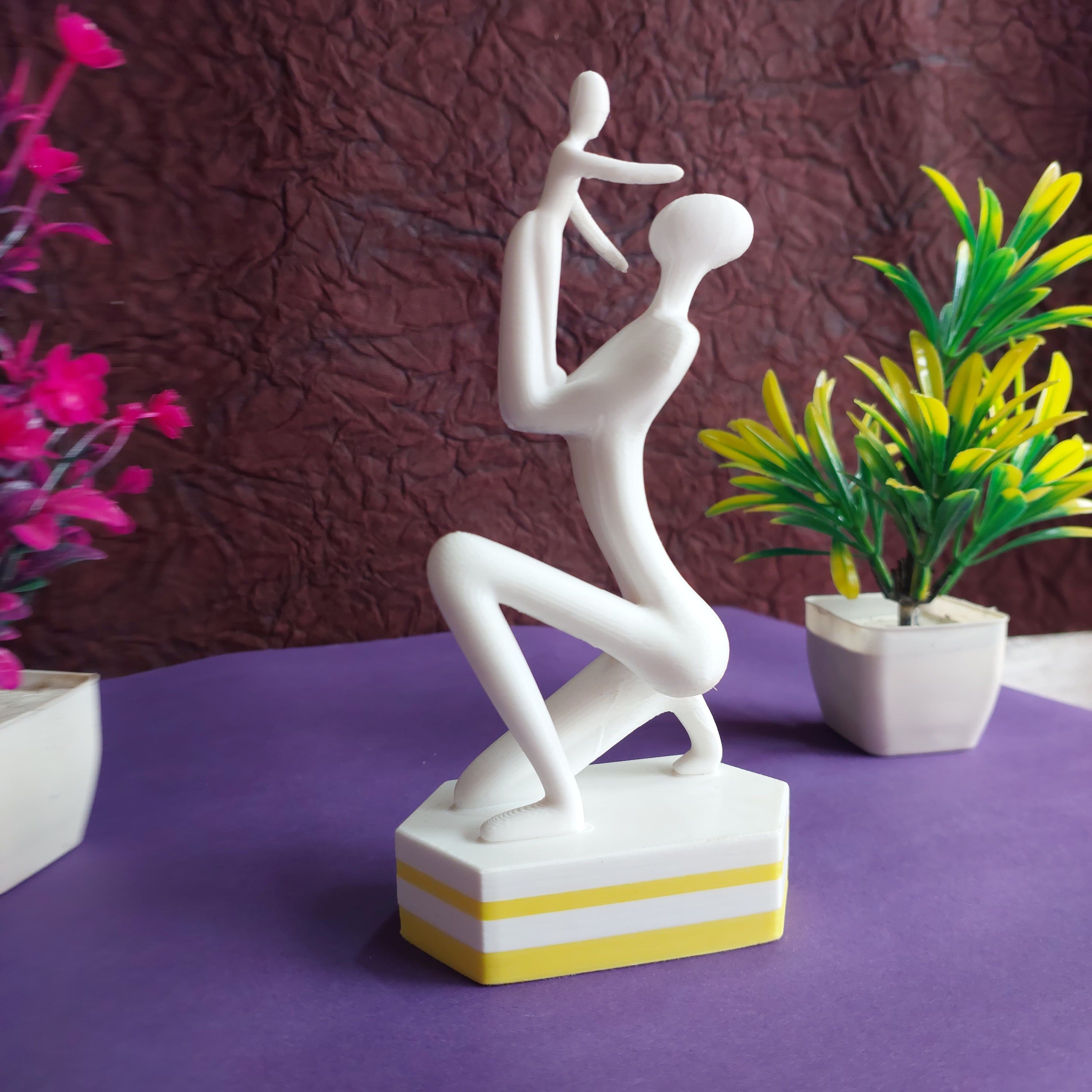 Mother & Child Modern Sculpture